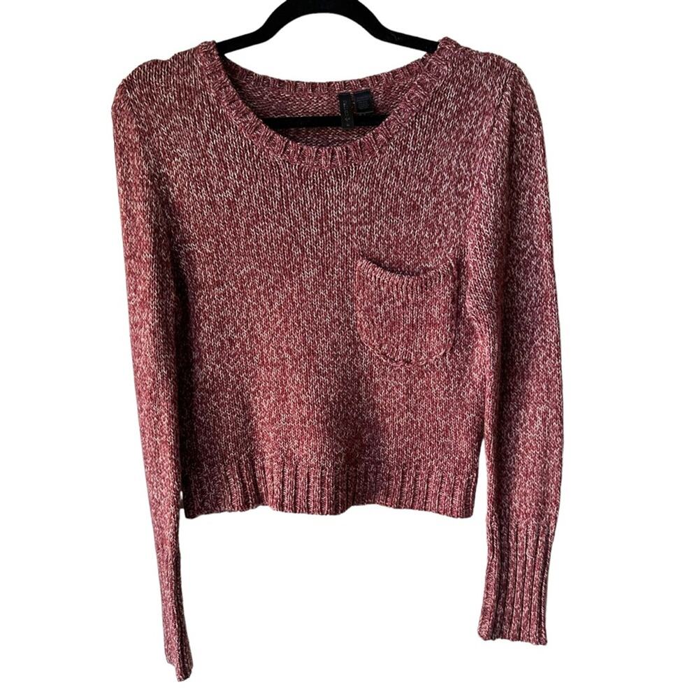 full tilt tilly's red & white sweater women size medium
